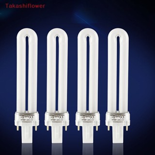 (Takashiflower) หลอดไฟ UV 9W 12W รูปตัว U สําหรับเครื่องเป่าเล็บเจล LED