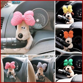 Gromit ปลอกที่ปัดน้ําฝน สัญญาณไฟเลี้ยว รูปสุนัข ขนฟู สําหรับตกแต่งภายในรถยนต์
