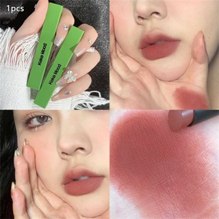 【COD】 Kekemood Green Tube Matte Lipstick Pen Smoky Earth Brown Velvet Nude Lipstick Pencil Waterproof Professional Makeup Portable Lip Tint Lip Makeup Tools