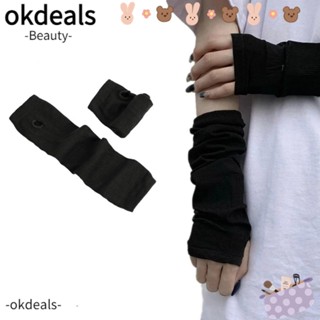 Okdeals ถุงมือนินจา แบบสวมนิ้ว อินเทรนด์ฤดูใบไม้ผลิ และฤดูร้อน สําหรับผู้ชาย