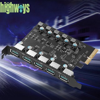 การ์ดแปลง PCI-E เป็น USB3.2 Gen 5 4 พอร์ต 20Gbps PCI-E [highways.th]