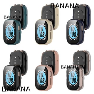 Banana1 ฟิล์มกันรอยหน้าจอนาฬิกาข้อมือ PC และกระจกนิรภัย แบบเต็มจอ สําหรับสมาร์ทวอทช์