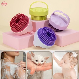 INSPG&gt; Silicone Scalp Massager Shampoo Brush NEW