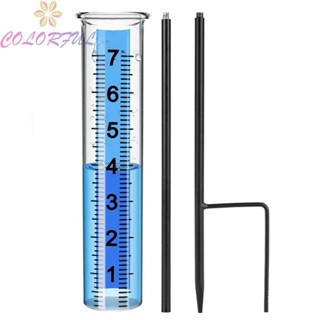 【COLORFUL】Outdoor Rain Measurement Tool Sturdy Gauge for Measuring Rain in Yard and Garden