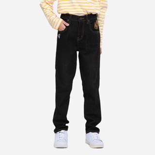 WRANGLER KIDS กางเกงยีนส์เด็กผู้หญิง คอลเลคชั่น Funky Street เอวสูง รุ่น WK C2208101 BLACK แรงเลอร์ กางเกงยีนส์ กางเกงยีนส์เด็กผู้หญิง