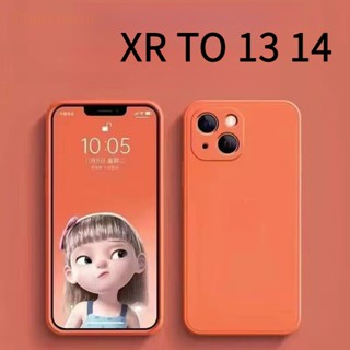 เคสโทรศัพท์มือถือซิลิโคน ดัดแปลง สําหรับ xr to 13 14 xr Like 13 Case xr to 14