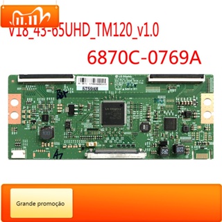 Qsjzhy QSJZHY !! ลอจิกบอร์ด V18_43-65UHD_TM120_v1.0 6870C-0769A T-con สําหรับ Philips 55PFL5604/F7 TH55GX740A VIANO TV55UHD 4K-XH-XH