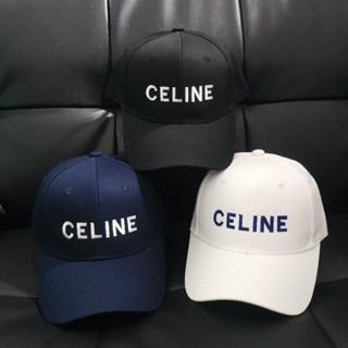 หมวกเบสบอลกันแดด ปักลาย Celine Mi เข้ากับทุกการแต่งกาย สไตล์เกาหลี สําหรับผู้หญิง