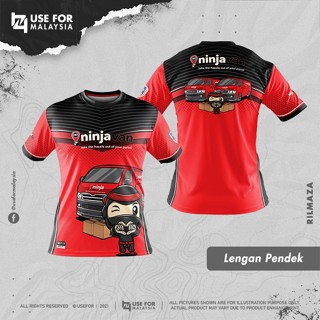 เสื้อยืด ลาย Ninja van Sublimation สไตล์มาเลเซีย สําหรับผู้ชาย