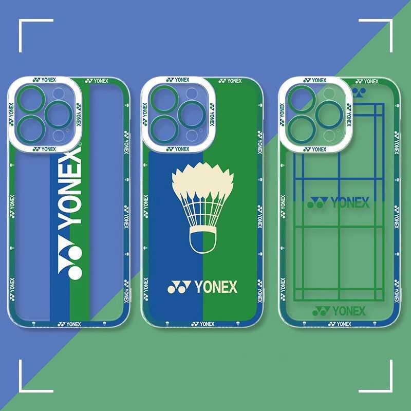 Yonex เคสโทรศัพท์มือถือแบบใส ลายแบดมินตัน สําหรับ iPhone 14promax 13 12promax 11Pro Max X Xr Xsmax 7p 8plus