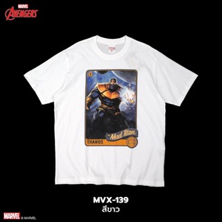 Power7Shop เสื้อยืดการ์ตูน มาร์เวล THANOS ลิขสิทธ์แท้ MARVEL COMICS T-SHIRTS (MVX-139)