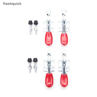 Flashquick แคลมป์หนีบ แนวนอน สีแดง GH-201A 201-A 4 ชิ้น