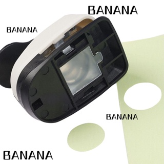 Banana1 เครื่องเจาะรู ABS อัลลอย ลายนูน ทรงกลม ประหยัดแรงงาน แบบพกพา หลายขนาด DIY