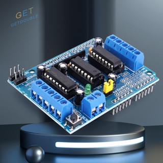 [Getdouble.th] บอร์ดขยายมอเตอร์ไดรฟ์ L293D H-Bridge สําหรับ Arduino