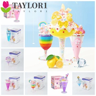 Taylor1 ถ้วยไอศกรีม ขนมหวานจําลอง พลาสติก น้ําหนักเบา DIY ของเล่นเสริมพัฒนาการ สําหรับเด็ก