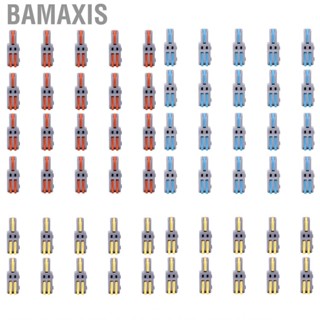 Bamaxis 20Pcs Quick Terminal Block 1 in 2 out Wire Connector TShape PushType Wiring Splitter SPLF12A