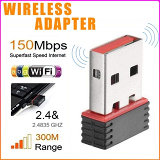 【จัดส่งรวดเร็ว】อะแดปเตอร์รับสัญญาณเครือข่ายไร้สาย Usb Wifi 150Mbps 802.11N Rtl8188Eu