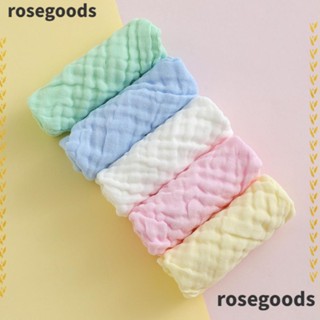 Rosegoods1 ผ้าเช็ดหน้าเด็ก ผ้ากอซนิ่ม 6 ชั้น 3 ชิ้น