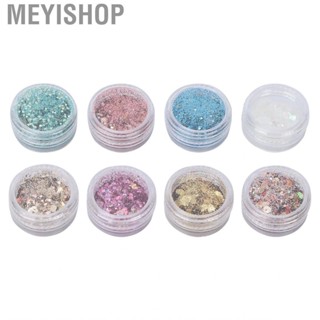 Meyishop Nail Art Glitter  8 Different Colors Shining Decoration Shiny for Home Shop