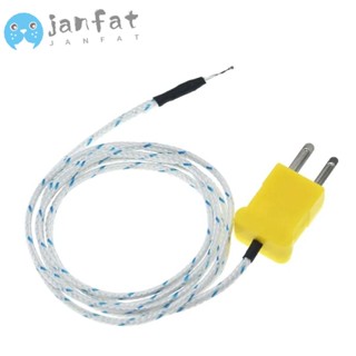 Janfat เทอร์โมคัปเปิลเชื่อมต่อ ขนาดเล็ก เซนเซอร์ TES1310 TM902C 300 ซม. ช่วงวัด -40~400 10 ชิ้น°C สายวัดอุณหภูมิเตาอบและเตาอบ