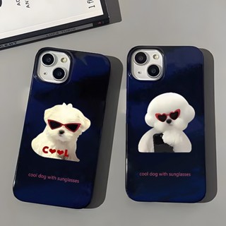 เคสโทรศัพท์ซิลิโคน TPU แบบนิ่ม ลายสุนัข กันกระแทก สําหรับ IPhone 14 13 12 11 Pro XS Max X XR 7+8 Plus