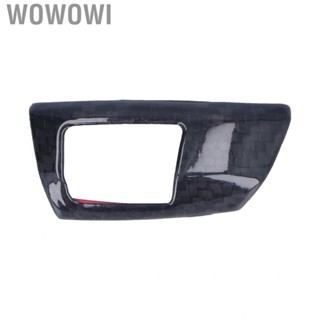 Wowowi Shift Knob Trim  Cover Carbon Fiber Material Simple  Installation for Car Modification F20 F30 F10 F32 F25 X5 F15 X6