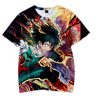 เสื้อยืด พิมพ์ลาย My Hero Academia แฟชั่นสตรีท