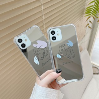 Bella _ เคสป้องกันโทรศัพท์มือถือ TPU แบบนิ่ม กันกระแทก สําหรับ iphone XR XS 11 12 13 14 15 pro max mini S PLUS