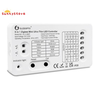 Gledopto Zigbee 5 in 1 สายไฟ LED RGBCCT RGBW RGBCCT 3.0 DC5-24V ขนาดเล็ก สําหรับ TV ไฟแบ็คไลท์ ห้องครัว