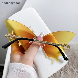 Shakangcool แว่นตากันแดด ป้องกันรังสียูวี ประดับเพชร สไตล์วินเทจ เรโทร สําหรับผู้หญิง