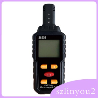 [szlinyou2] เครื่องทดสอบ EMF พร้อมไฟแบ็คไลท์ หน้าจอดิจิทัล LCD 3 in 1 สําหรับใช้ในสํานักงาน และอุตสาหกรรม