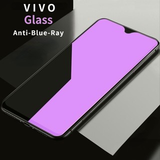 กระจกนิรภัยกันรอยหน้าจอ กันแสงสีฟ้า สําหรับ VIVO Y11 Y12 Y15 Y16 Y17 Y20 Y20i Y20s G Y30 Y50 Y30i Y70t Y91C Y19 Y81 Y81i Y91i Y01 Y12s Y12A Y3s Y33s Y33T Y21t Y15s Y73s Y77 Y35 Y22s Y02s V11i V21e V23e V25E V19 Neo V9 V15 T1x S1 V20 Pro Se V5 V7 X60 X70