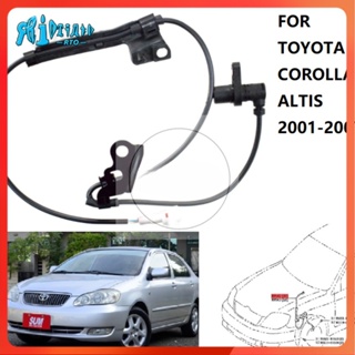 Rto เซนเซอร์ความเร็วล้อรถยนต์ ซ้าย ขวา ABS สําหรับ toyota corolla altis 2001 2002 2003 2004 2005 2006 2007 1 ชิ้น