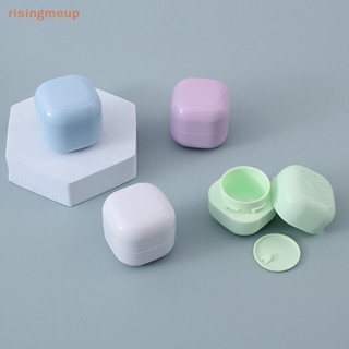 [risingmeup] ขวดพลาสติกเปล่า ทรงกลม เติมได้ หลากสี สําหรับใส่เครื่องสําอาง ครีม 30 กรัม 50 กรัม