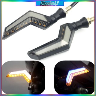 Kiss ไฟเลี้ยว ไฟกระพริบ LED สําหรับรถจักรยานยนต์ 1 คู่