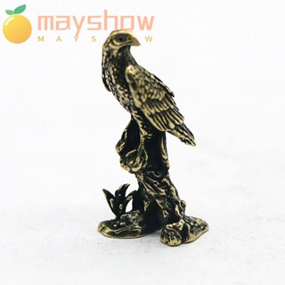 Mayshow รูปปั้นนกอินทรี ทองเหลือง ทองแดง แฮนด์เมด สไตล์วินเทจ เรโทร สําหรับตกแต่งบ้าน 3 ชิ้น