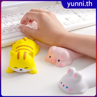 แผ่นรองเมาส์การ์ตูนน่ารัก Decompression Ergonomic ลื่นข้อมือสนับสนุนที่พักมือ Office เดสก์ท็อป Pad แผ่นรองข้อมือสำหรับสาว Pc แล็ปท็อปคอมพิวเตอร์อุปกรณ์เสริมแป้นพิมพ์ Yunni