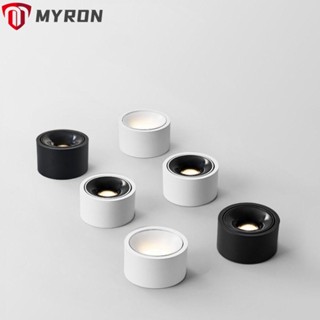 Myron ไฟดาวน์ไลท์ LED สปอตไลท์ 5 7 10W ทรงกลม ไม่เปิด คุณภาพสูง สําหรับติดเพดาน ห้องนอน