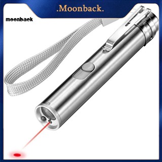 &lt;moonback&gt; 3-in-1 ปากกาไฟฉาย แบบโต้ตอบ ชาร์จ USB สําหรับสัตว์เลี้ยง แมว