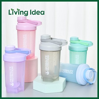 แก้วน้ำ [ใส่โค้ดหน้าร้านลดเพิ่ม] Living idea แก้วเชค shaker กระบอกเชค รุ่นคลาสสิก ขนาด 500 ml