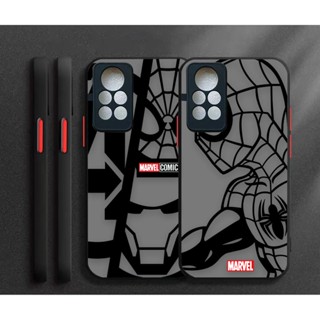 เคสโทรศัพท์มือถือ ผิวด้าน ลายไอรอนแมน สไปเดอร์แมน มาร์เวล ฮีโร่ สําหรับ Infinix TECNO HOT12 12I HOT11S NFC HOT10S 10 10I 9 PLAY 8 NOTE11 10 PRO 8I 8 7 S5 SPARK8 PRO P SPARK6 GO AIR