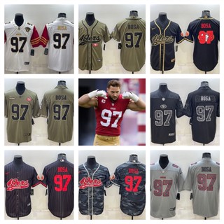 NFL San Francisco 49ers Nick Bosa เสื้อยืดเสื้อสปอร์ต 01