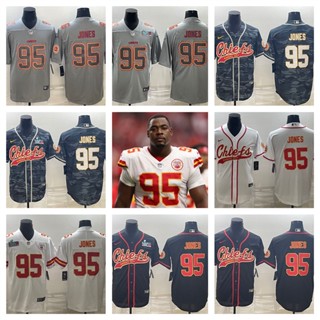 NFL Kansas City Chiefs Chris Jones เสื้อยืดเสื้อสปอร์ต