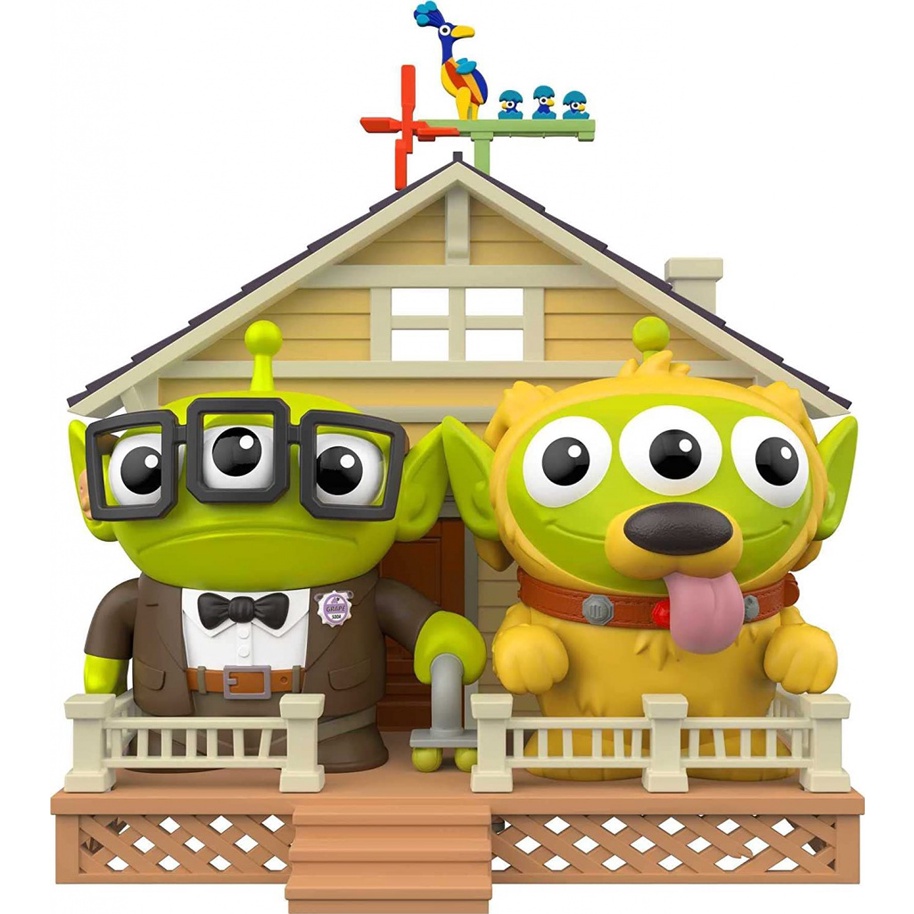 ของเล่น Toy Story 4 Pixar Alien Remix Carl Fredricksen &amp; ฟิกเกอร์ Dug 2 &amp; บ้านดิสนีย์ พลัส พิกซาร์ทอยสตอรี่ &amp; ตัวละครภาพยนตร์ Dug Days Mashup ของแท้ สําหรับเก็บสะสม ของขวัญ