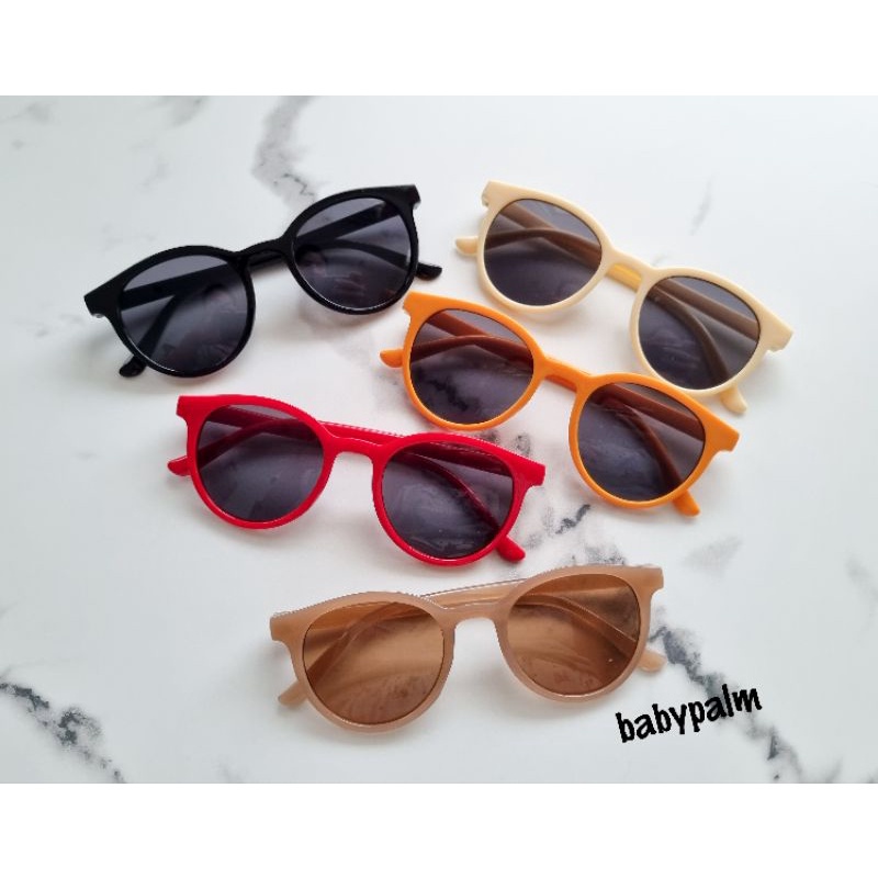 OVAL CHILDRENS GLASSES UV 400 - BABY GLASSES - แก้วเด็ก [BOHOSUMMER]