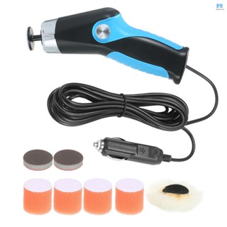 เครื่องขัดเงาไฟฟ้า 60W พร้อมที่จุดบุหรี่ 8500RPM ความเร็วหลายระดับ สําหรับทําความสะอาดรถยนต์