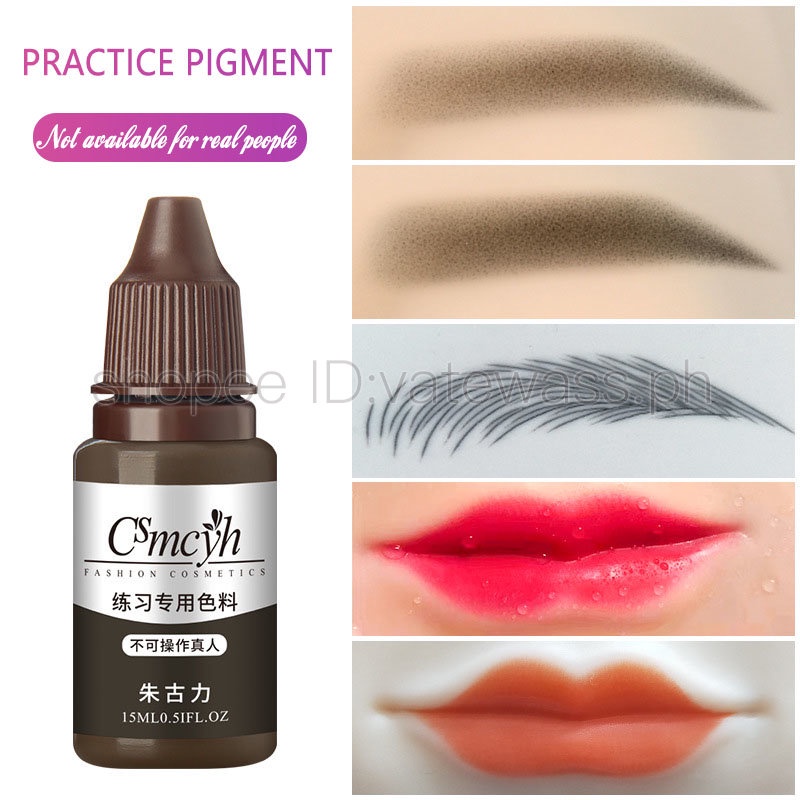 【Available】หมึกสักถาวร แต่งหน้า ลิป อายไลน์เนอร์ เส้นขอบตา ฝึกสัก สีเม็ดสี สําหรับหมึกสัก มีประโยชน์ – โปรปัง