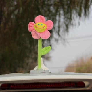 Car Roof Decoration Doll Swing SUNFLOWER Selling Cute Personality Small Flower Antenna Decoration Ornaments Cartoon cute doll decoration Car exterior decoration