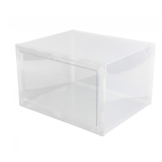 GOME กล่องรองเท้าฝาข้าง รุ่น TG54676 ขนาด 29x35.5x22 ซม. สีใส