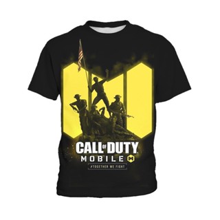 【In Stocks】Call of Duty T-Shirt For Kids Print  Short SleeveSummer Breathable Comfortable Boys Comfortable Shirt_02